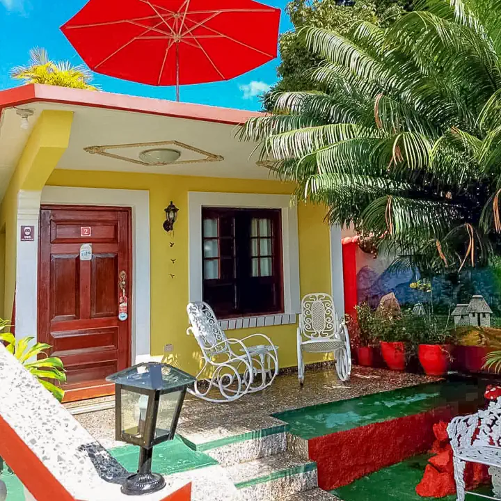 Casa Margarita - Room 2 - Front Door, Vacation Rental Viñales