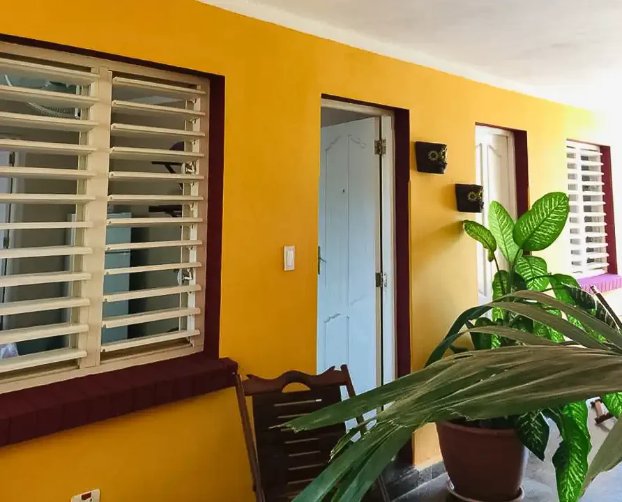 Hostal Tres Caballeros, Viñales. Guest House. Room 1, Front.